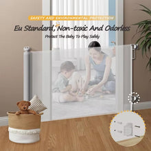 Load image into Gallery viewer, Multi use Retractble Safety gate white