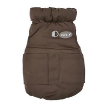 Load image into Gallery viewer, Puppia Puffer Vest Harness Jumper Green/Brown