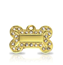 Load image into Gallery viewer, Glamour Pet ID Tag with personalised engraving