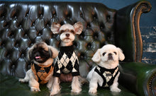 Load image into Gallery viewer, Puppia DIAMOND PATTERN HARNESS Jaden Black with Matching Lead