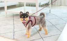 Load image into Gallery viewer, PUPPIA HOUNDSTOOTH PATTERN HARNESS