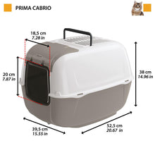 Load image into Gallery viewer, Ferplast PRIMA CABRIO Covered cat litter tray
