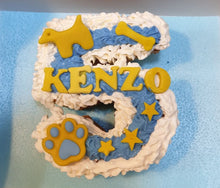 Load image into Gallery viewer, Wendy&#39;s Frosted Number 5 shape Cake for Dogs &amp; Cats - Personalised
