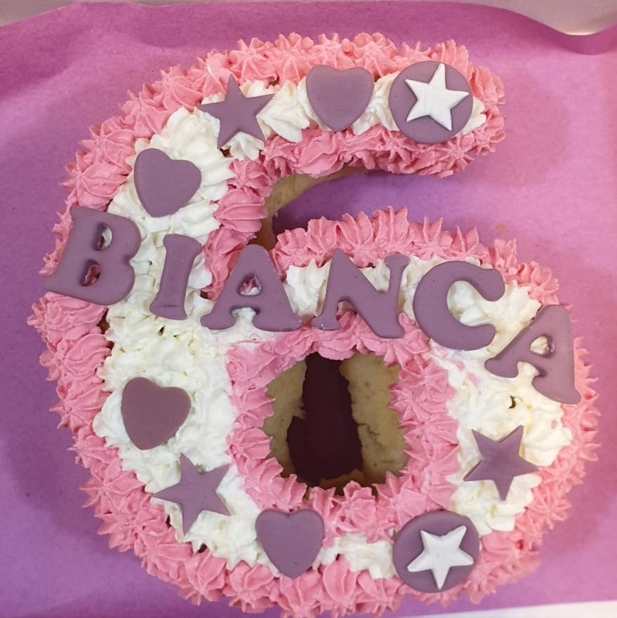 Wendy's Frosted Number 6 shape Cake for Dogs & Cats - Personalised