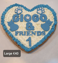 Load image into Gallery viewer, Wendy's Frosted Heart Shape Cake for Dogs & Cats - Personalised