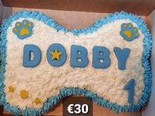 Load image into Gallery viewer, Wendy&#39;s Frosted Bone Shape Cake for Dogs - Personalised
