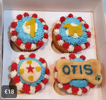 Load image into Gallery viewer, Wendy's Box of 4 Frosted  Cupcakes for Dogs