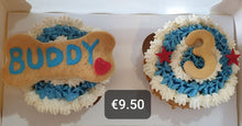 Load image into Gallery viewer, Wendy's Box of 2 Frosted  Cupcakes for Dogs
