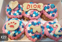 Load image into Gallery viewer, Wendy's Box of 6 Frosted  Cupcakes for Dogs