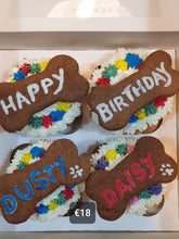 Load image into Gallery viewer, Wendy's Box of 4 Frosted  Cupcakes for Dogs