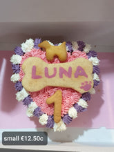 Load image into Gallery viewer, Wendy's Frosted Heart Shape Cake for Dogs & Cats - Personalised