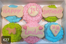Load image into Gallery viewer, Wendy's Box of 6 Frosted  Cupcakes for Dogs
