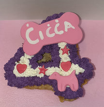 Load image into Gallery viewer, Wendy&#39;s Frosted Number 4 shape Cake for Dogs &amp; Cats - Personalised
