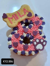 Load image into Gallery viewer, Wendy's Frosted Number 8 shape Cake for Dogs & Cats - Personalised