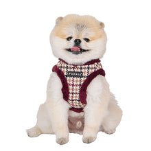 Load image into Gallery viewer, PUPPIA HOUNDSTOOTH PATTERN HARNESS