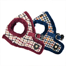Load image into Gallery viewer, PUPPIA HOUNDSTOOTH PATTERN HARNESS