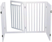 Load image into Gallery viewer, Dog Barrier with Door, 4 parts 60-160cm × 81 cm