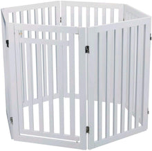 Load image into Gallery viewer, Dog Barrier with Door, 4 parts 60-160cm × 81 cm