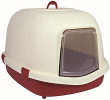 Load image into Gallery viewer, Trixie Primo XL Top 40286 Cat Litter Tray with Hood 56 × 47 × 71 cm Bordeaux / Cream

