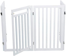 Load image into Gallery viewer, Dog Barrier with Door, 4 parts 60-160cm × 81 cm