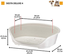 Load image into Gallery viewer, Ferplast Plastic Dog/Cat Bed Siesta deluxe 4