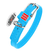 Load image into Gallery viewer, WAUDOG Glamour Leather Dog Collar 9mm/15mm/20mm/25mm/35mm