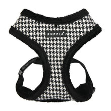 Load image into Gallery viewer, PUPPIA HOUNDSTOOTH PATTERN HARNESS and MATCHING LEAD