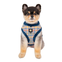 Load image into Gallery viewer, PUPPIA HOUNDSTOOTH PATTERN HARNESS
