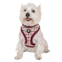 Load image into Gallery viewer, PUPPIA HOUNDSTOOTH PATTERN HARNESS