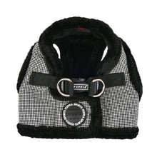 Load image into Gallery viewer, PUPPIA HOUNDSTOOTH PATTERN HARNESS and lead