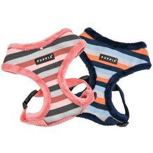 Load image into Gallery viewer, PUPPIA STRIPED SOFT HARNESS and MATCHING LEAD