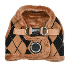 Load image into Gallery viewer, PUPPIA DIAMOND PATTERN HARNESS BEIGE