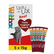 Load image into Gallery viewer, Webbox Lick-e-Lix with Beef Cat Treats
