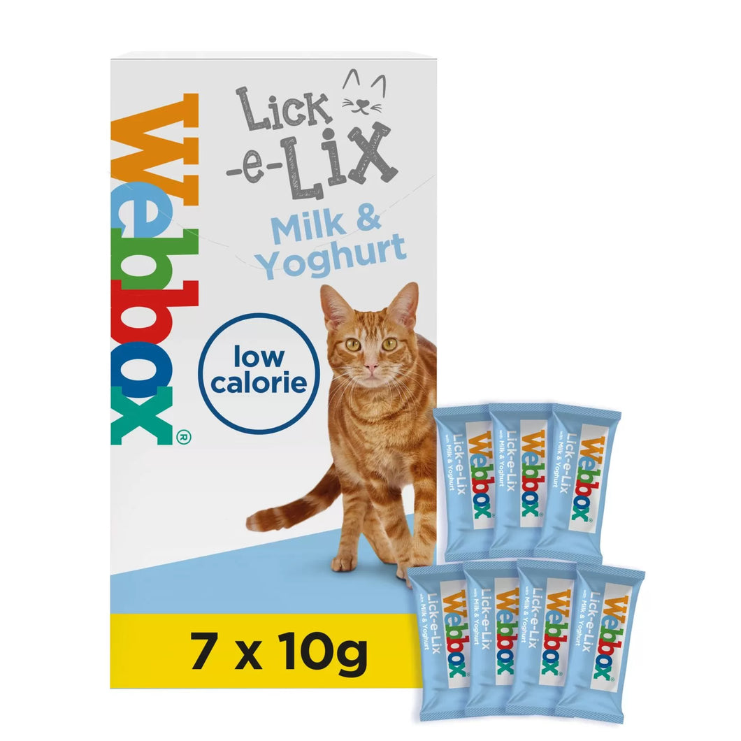 Webbox Lick-e-Lix with Milk & Yoghurt Cat Treats