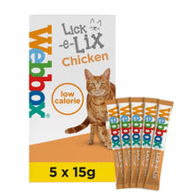 Load image into Gallery viewer, Webbox Lick-e-Lix Chicken Cat Treats
