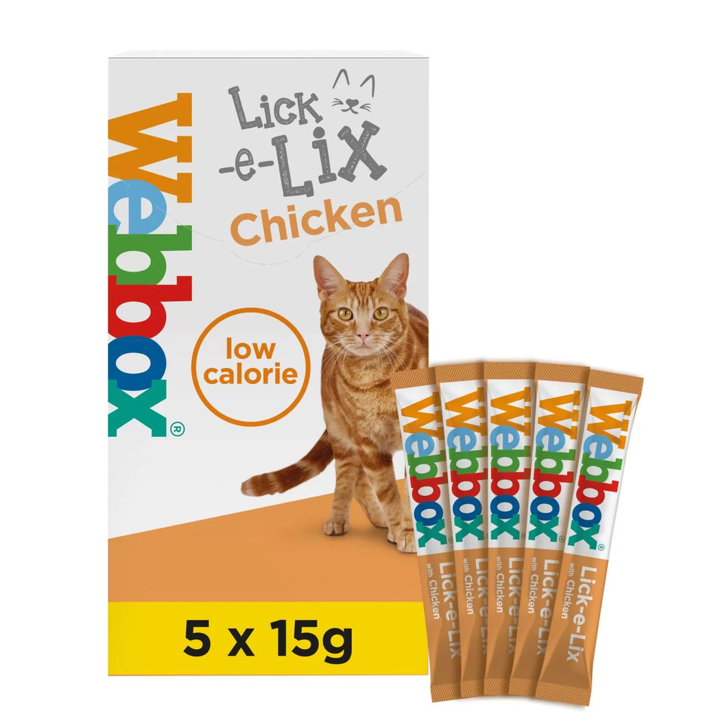 Webbox Lick-e-Lix Chicken Cat Treats