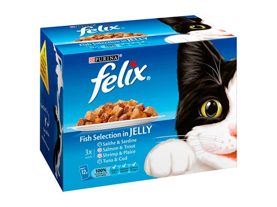 Felix Fish Selection in Jelly Pack of 12