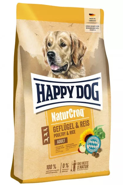 HAPPY DOG NaturCroq Poultry & Rice