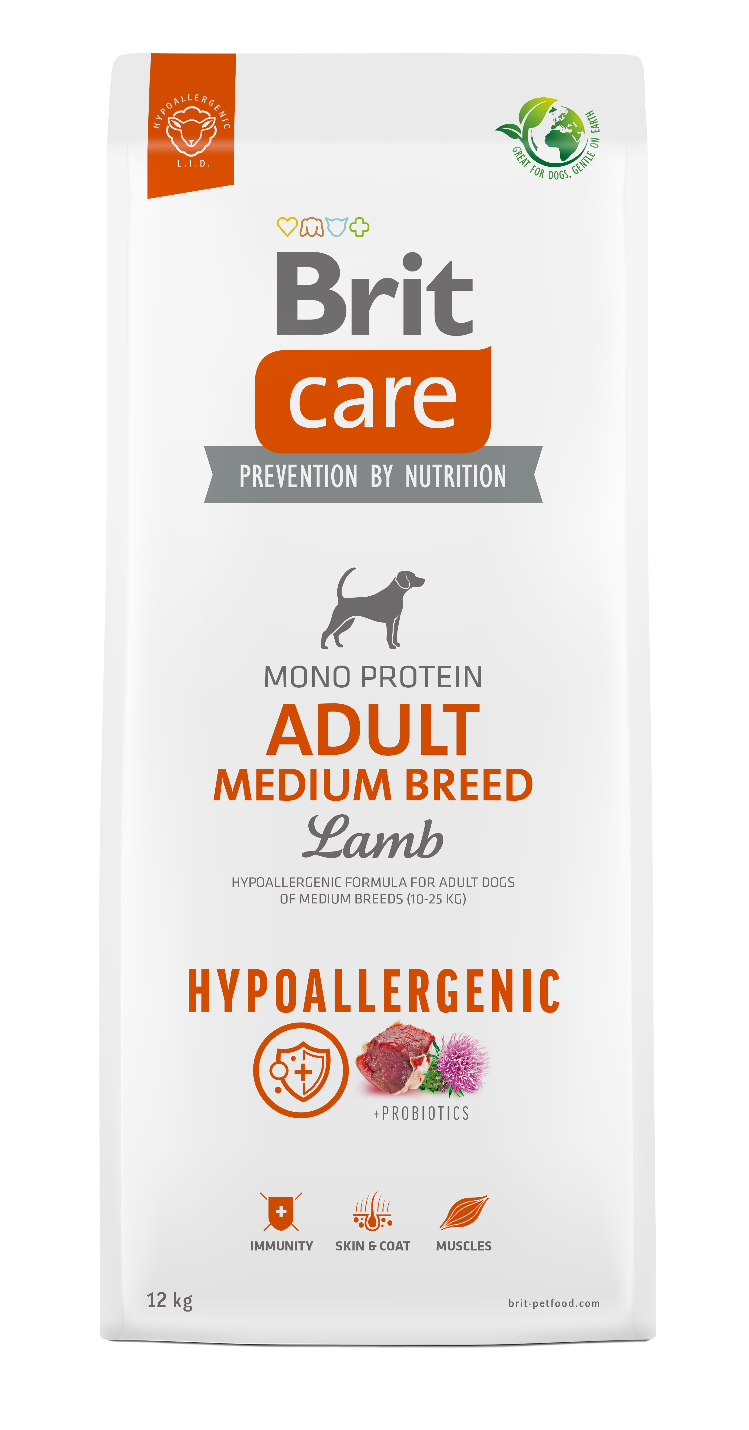 Brit Care Adult Medium Breed Lamb Rice – - Main Image