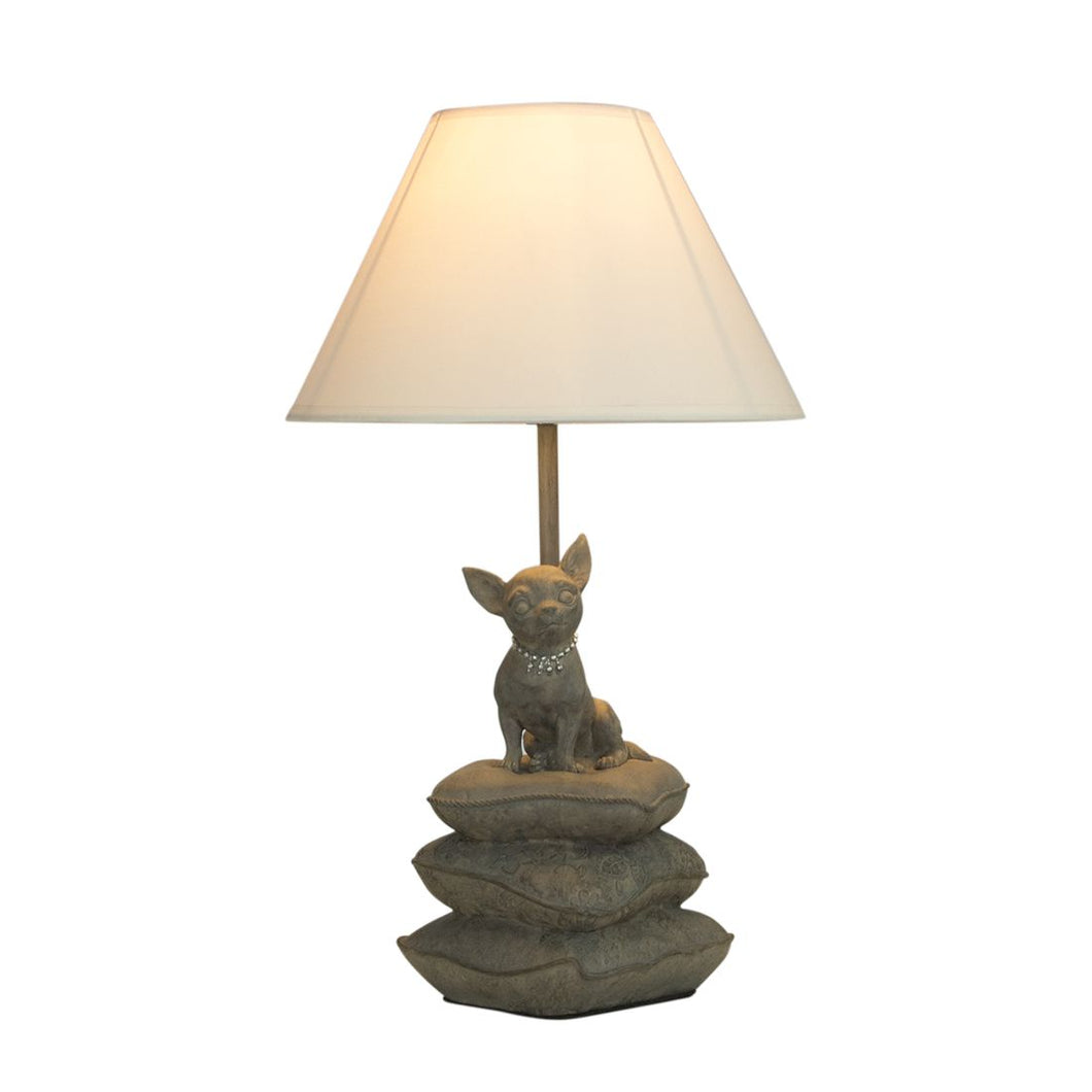 Happy House Chihuahua Beige Lamp