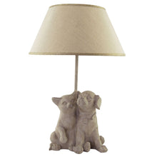 Load image into Gallery viewer, Happy House Cat and Dog Beige Lamp
