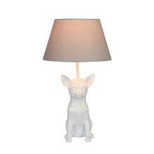 Load image into Gallery viewer, Happy House  Lamp Chihuahua Glossy White
