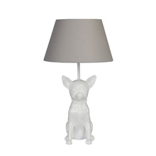 Load image into Gallery viewer, Happy House  Lamp Chihuahua Glossy White
