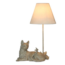 Load image into Gallery viewer, Happy House Cat with Butterfly Beige Lamp
