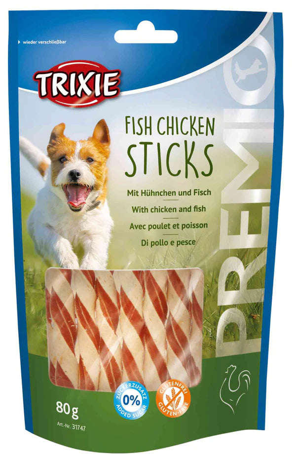 TRIXIE PREMIO Fish Chicken Sticks  Buy 8 get 1 free
