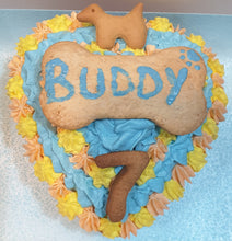 Load image into Gallery viewer, Wendy&#39;s Frosted Heart Shape Cake for Dogs &amp; Cats - Personalised
