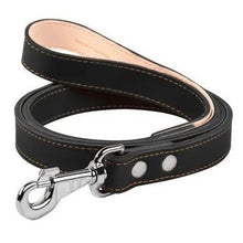 Load image into Gallery viewer, WAUDOG Leash for dogs made of soft genuine leather
