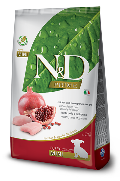 FARMINA N&D CHICKEN & POMEGRANATE PUPPY MINI 2.5KG
