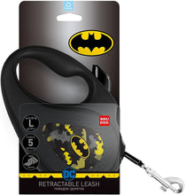 Load image into Gallery viewer, COLLAR  retractable WAUDOG leashes have the iconic images of popular superheroes -BATMAN
