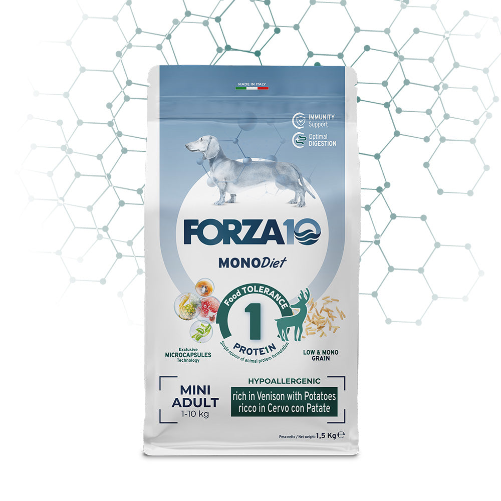 Forza 10 Mini Breed Deer Dry Dog Food, 1,5kg